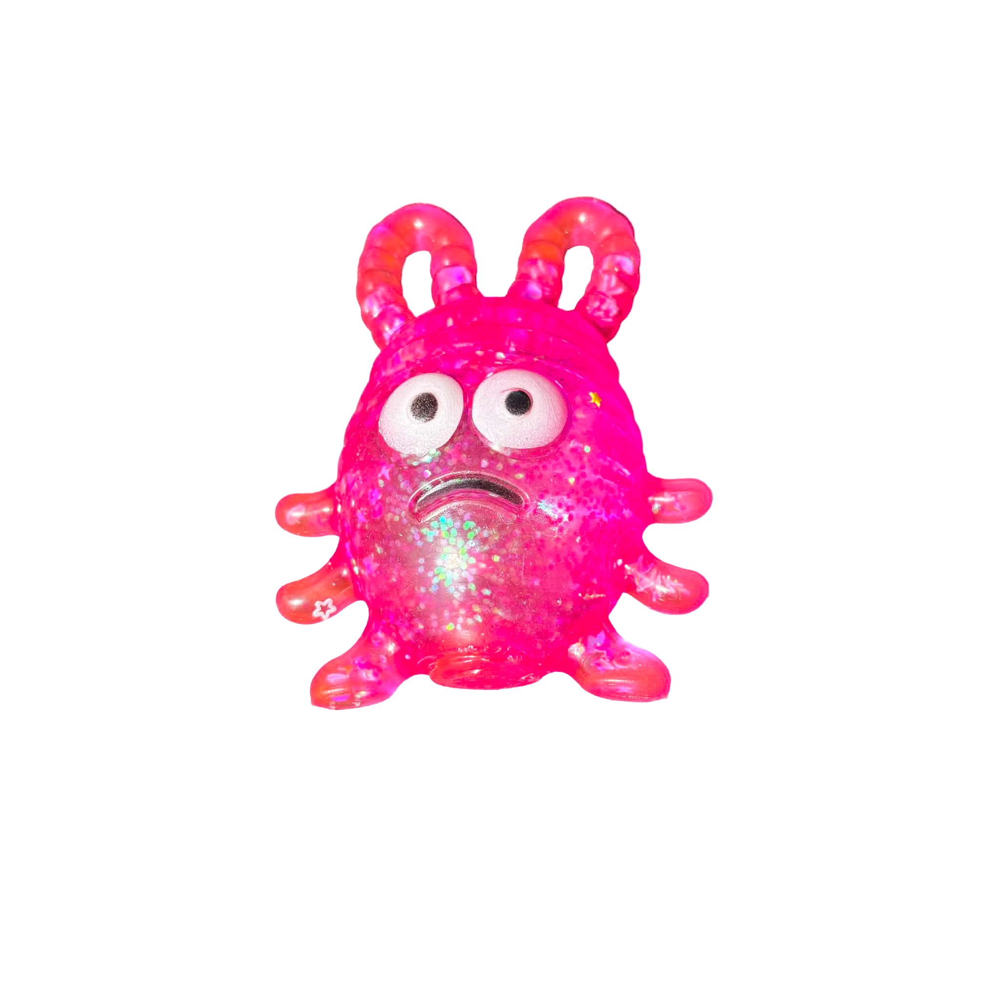 Glitter Monster Squishy Toy – Stress Relief Sensory Toy