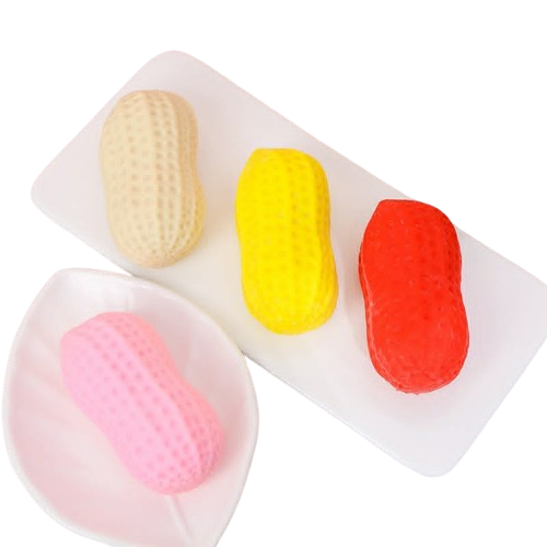 Peanut Squishy Toy Stress Relief Squeeze Soft Fidget Sensory Toy