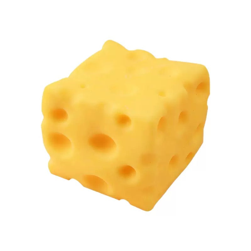 Cheese Squishy Toy – Soft Stress Relief Squeeze Fidget Toy